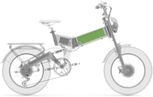 LANKELEISI | X3000 MAX vollgefedertes faltbares Elektrofahrrad mit Doppelmotor und 20 x 4 Zoll dicken Reifen (Orange)