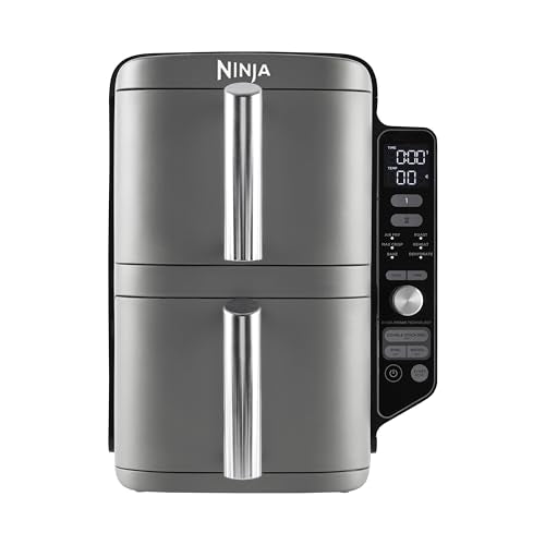 Ninja Double Stack XL Air Fryer Heißluftfritteuse, 9,5L Airfryer