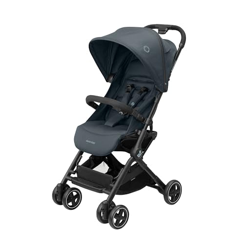 Maxi-Cosi Lara2 Baby Kinderwagen, 0–4 Jahre, 0–22 kg, federleichter, kompakter Buggy, 3 Liegepositionen, Essential Graphite