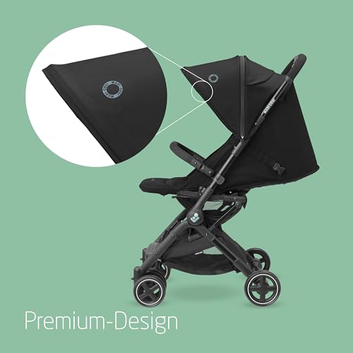 Maxi-Cosi Lara2 Baby Kinderwagen, 0–4 Jahre, 0–22 kg, federleichter, kompakter Buggy, 3 Liegepositionen, Essential Black