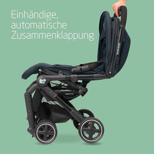 Maxi-Cosi Lara2 Baby Kinderwagen, 0–4 Jahre, 0–22 kg, federleichter, kompakter Buggy, 3 Liegepositionen, Essential Graphite