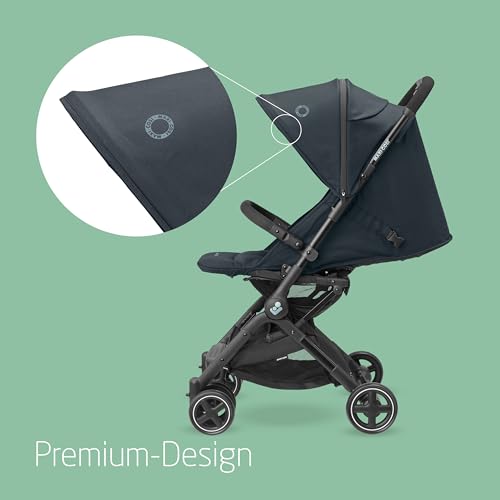 Maxi-Cosi Lara2 Baby Kinderwagen, 0–4 Jahre, 0–22 kg, federleichter, kompakter Buggy, 3 Liegepositionen, Essential Graphite