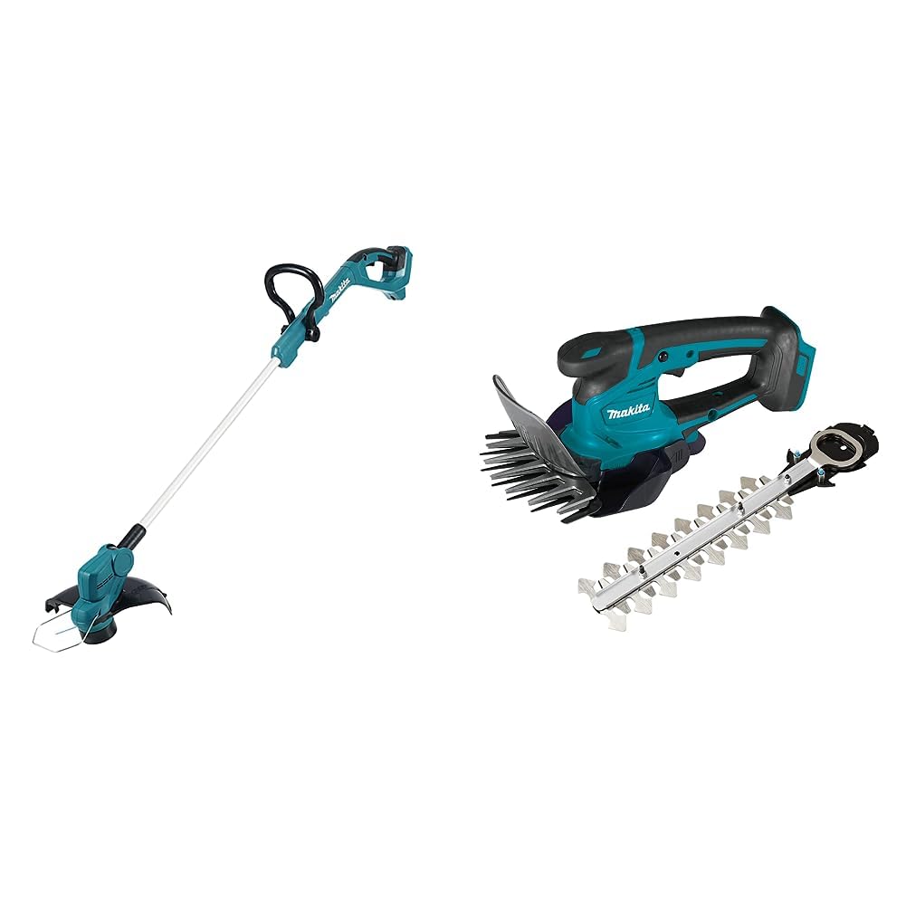 Makita DUR193Z Akku-Rasentrimmer 18V (ohne Akku, ohne Ladegerät) & DUM604ZX Akku-Grasschere 18V