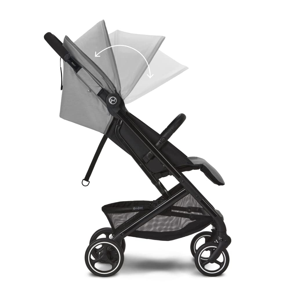 Cybex Gold Kinderwagen Beezy mit One-Pull Harness, Lava Grey