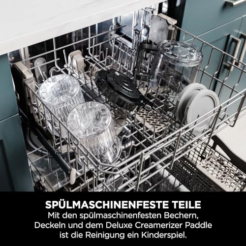 Ninja CREAMi Deluxe Eismaschine mit 3 Behältern, 10 Funktionen