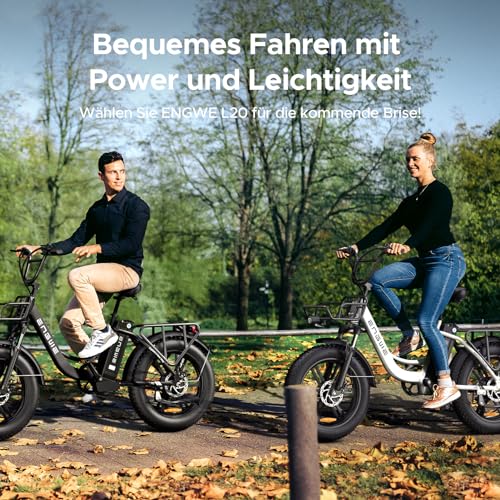 ENGWE E Bike Herren Elektrofahrräder-Ebike mit 48V 13Ah Batterie, E Bike 20 Zoll, E-Bike Shimano 7-Gang mit LCD-Display