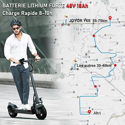 JOYOR Y6S Professioneller Elektroroller für Erwachsene – 500 W bis 800 W Motor, 48 V Spitzenleistung