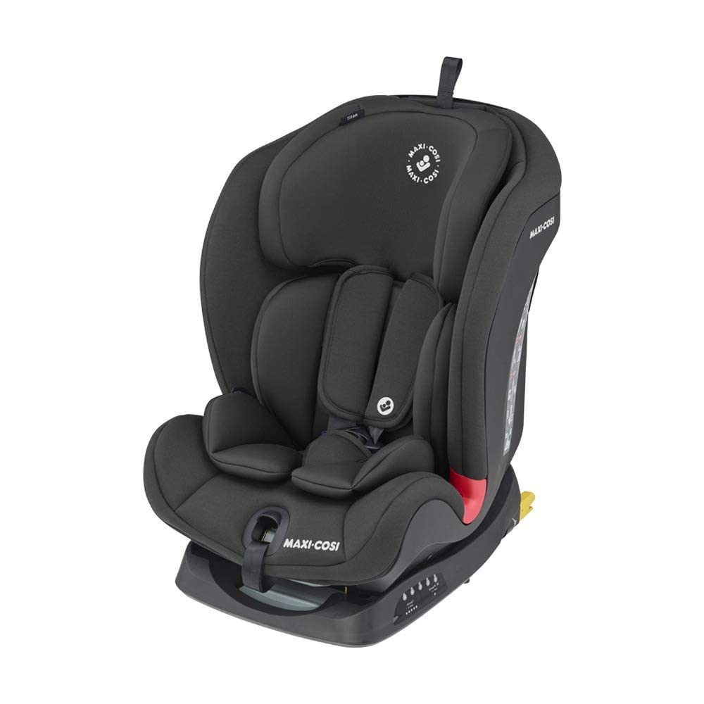 Maxi-Cosi Titan Mitwachsender Kindersitz, 9-36 kg, 9 Monate-12 Jahre, Baby Autositz, Basic Black