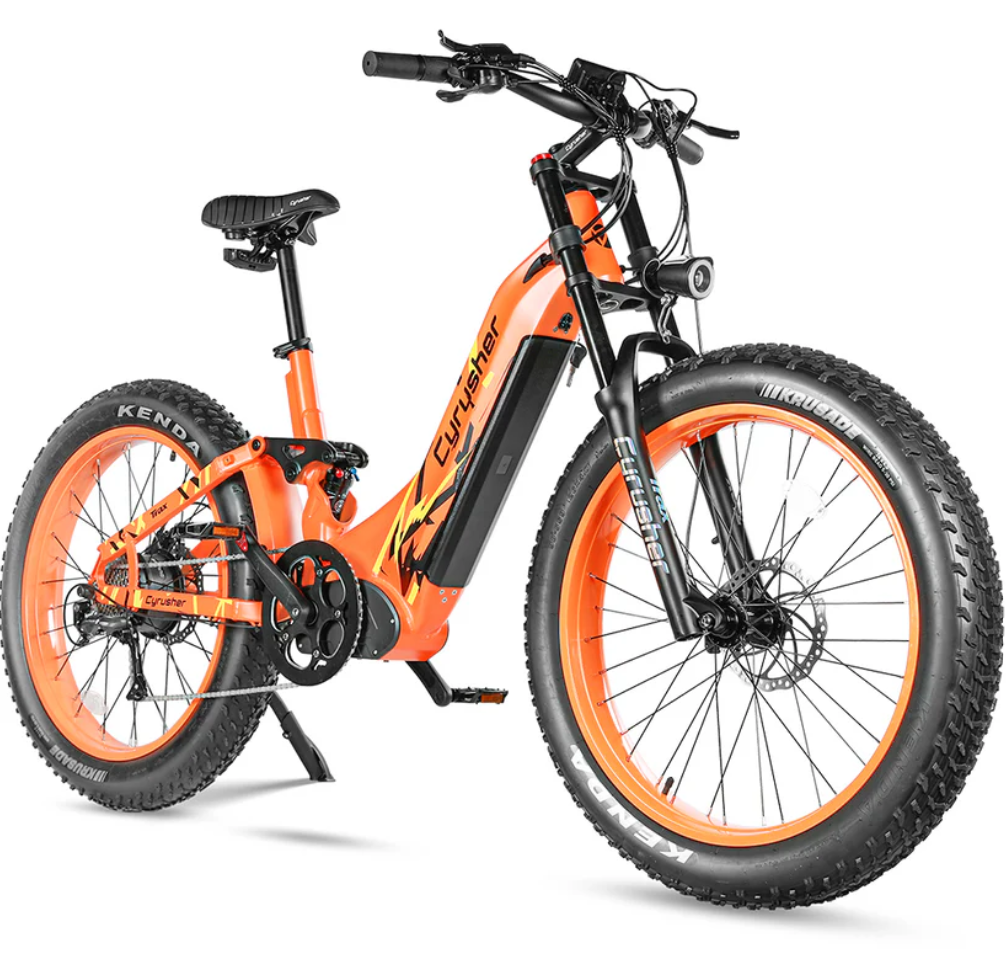 Cyrusher TraxAll Terrain Elektrofahrrad | 52V 20Ah | Drehmoment-Sensor