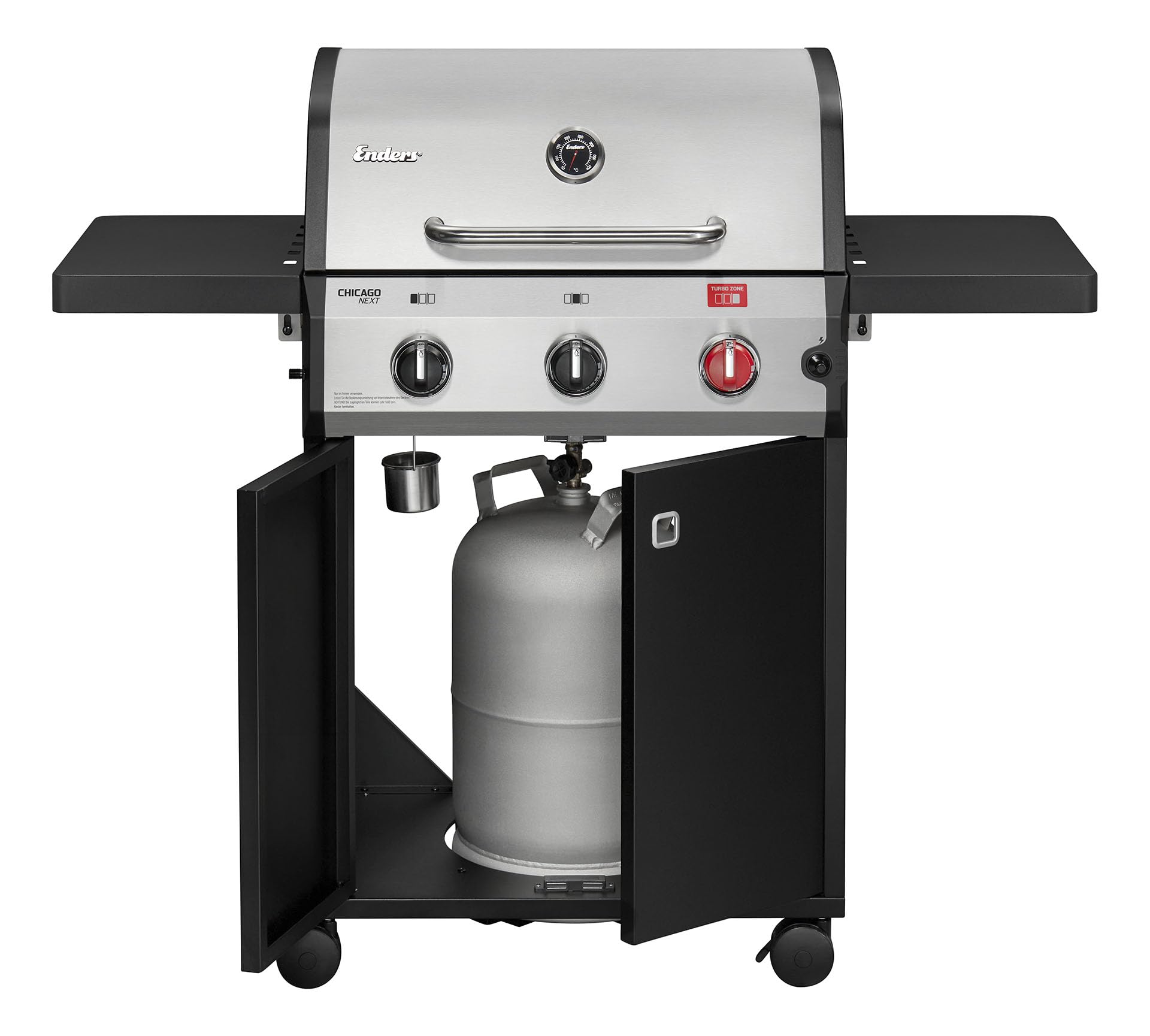 Enders® Gasgrill Chicago Next 3 R Turbo, 3-Edelstahlbrenner