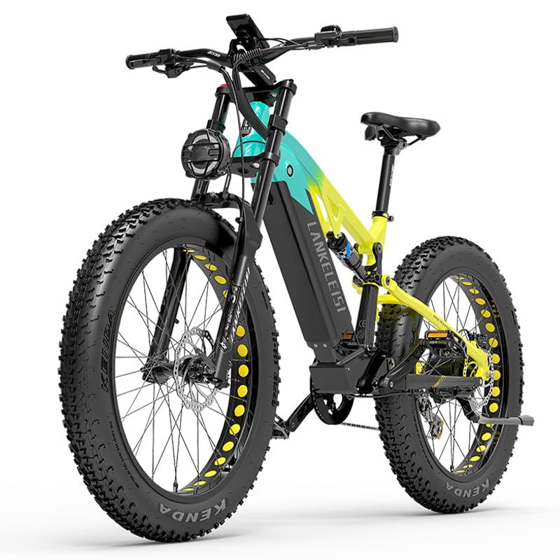 LANKELEISI | RV800 Elektro-Mountainbike 750 W Bafang Motor Samsung Akku 48 V 20 Ah (grün)