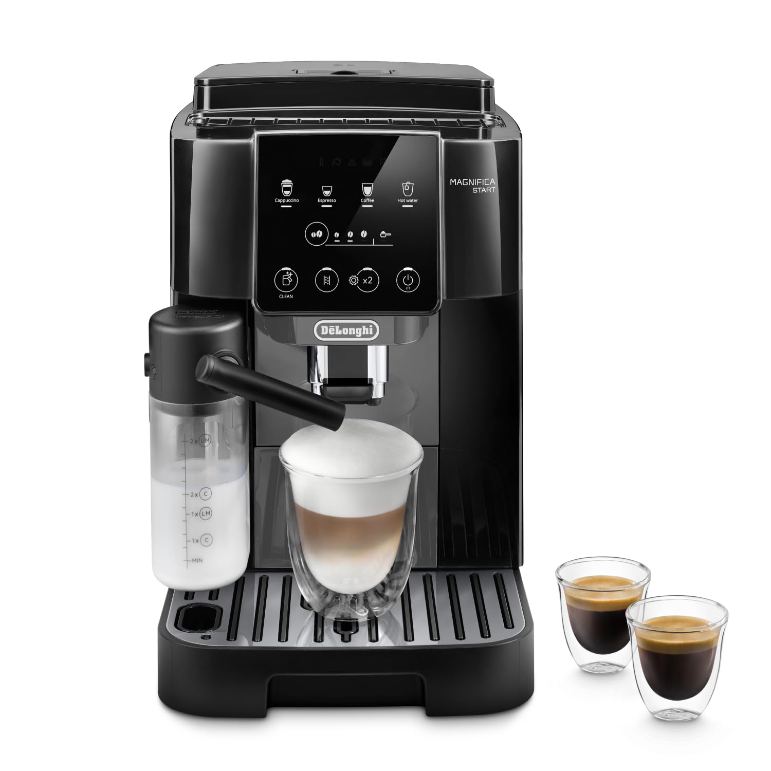 De'Longhi Magnifica Start ECAM222.60.BG, Kaffeevollautomat mit LatteCrema-Milchsystem für Automatischen Cappuccino