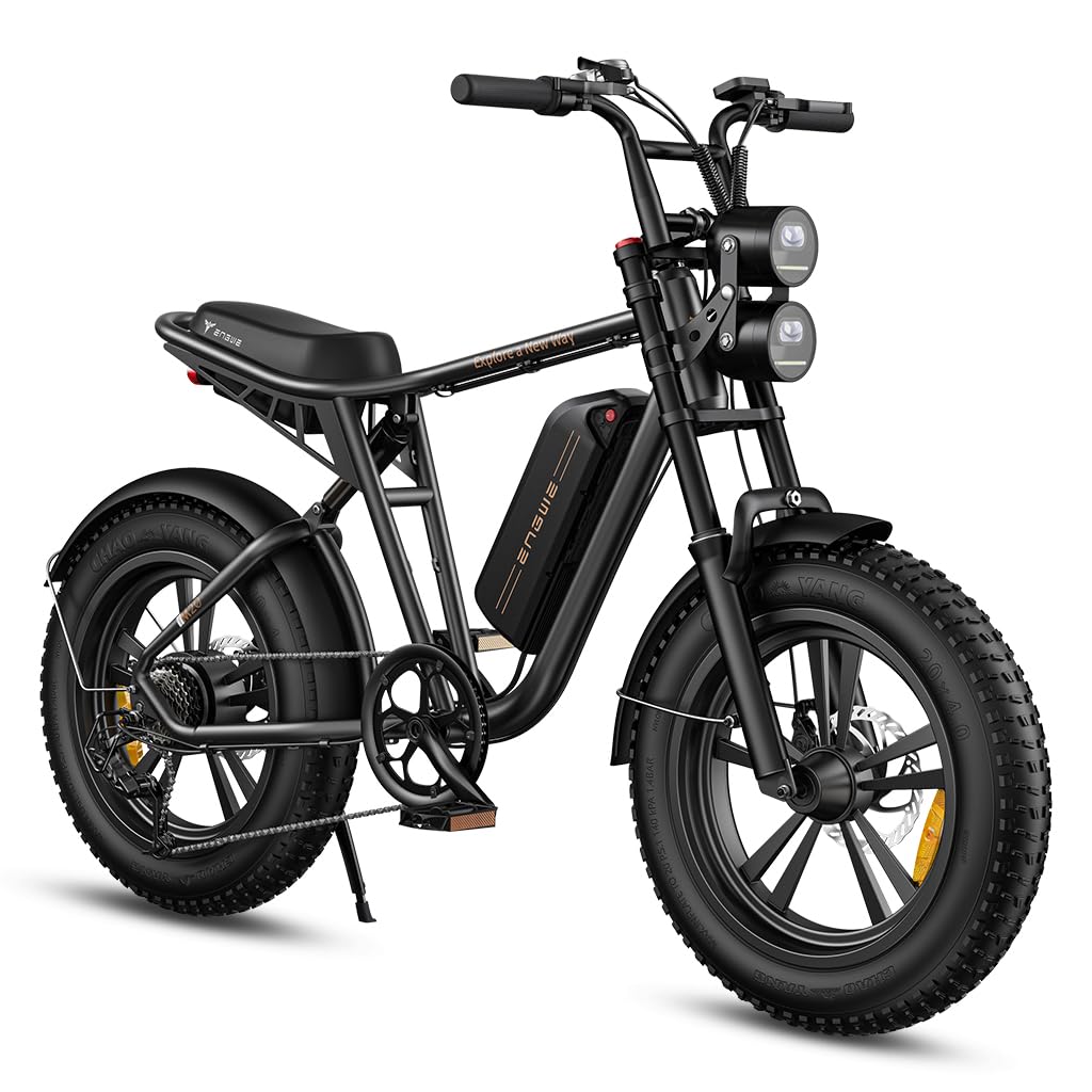 ENGWE M20 Herren-Elektrorad 20" × 4,0", Fat Tire 48 V, 13 Ah, große Reichweite 50 km bis 100 km, 7-Gang-Geländefahrrad