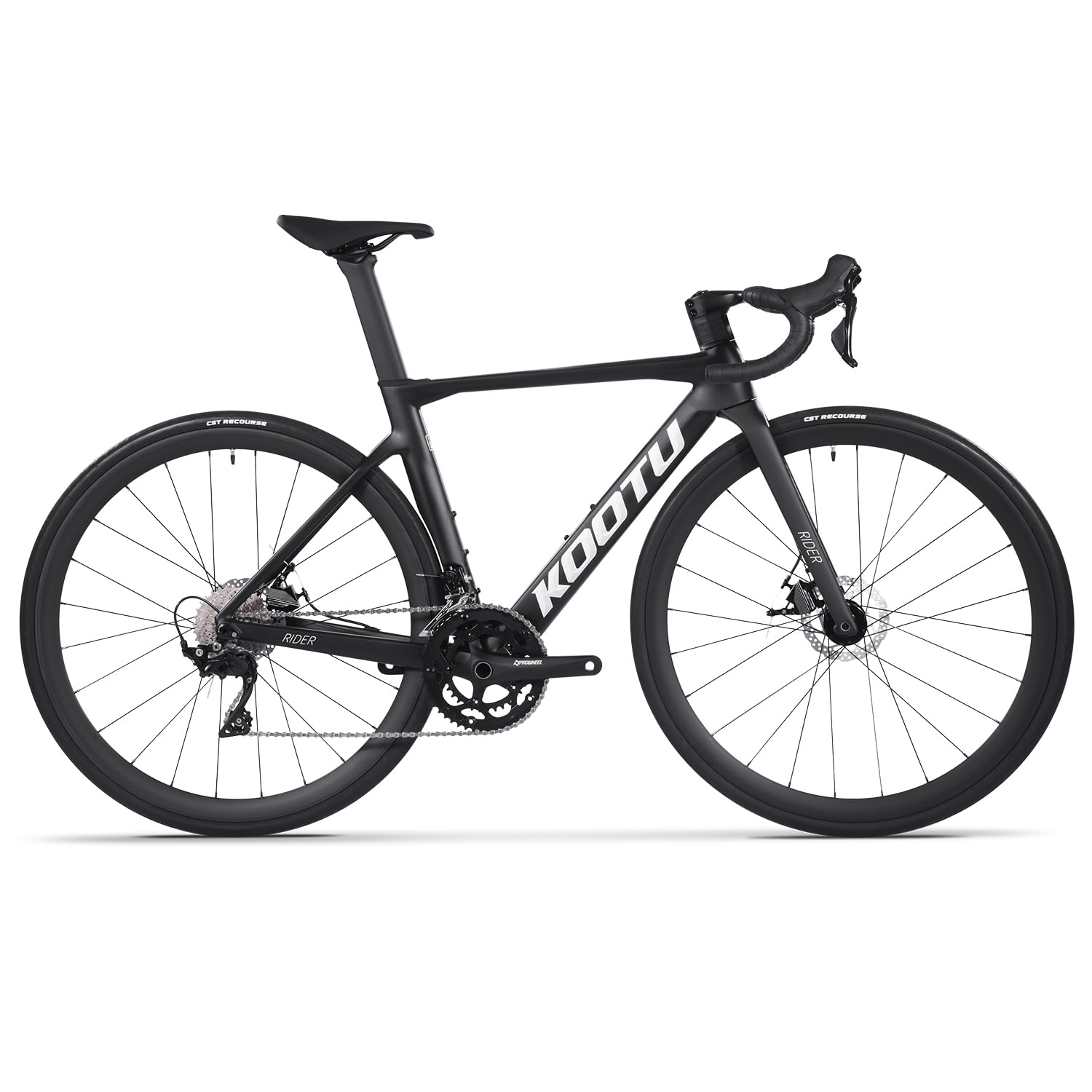 KOOTU Carbon Rennrad, T800 Leichtes Carbonfaser-Rahmen-Rennrad mit 105 R7000 22-Gang