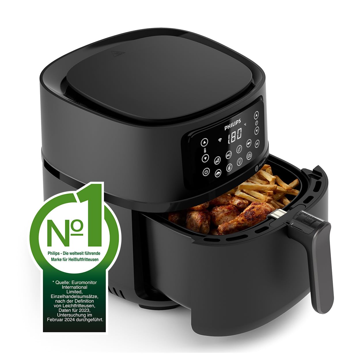 Philips Airfryer 5000 Serie XXL, 7,2L (1,4Kg), 16-in-1 Airfryer, Wifi Verbunden