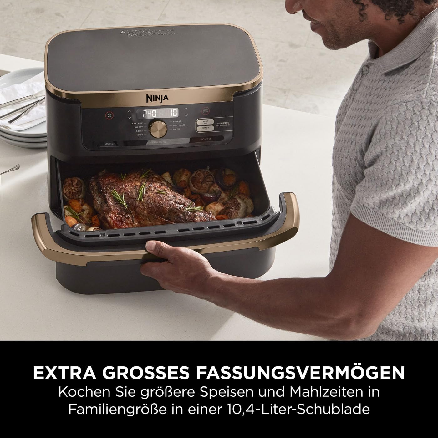 Ninja Foodi FlexDrawer Dual Zone Heißluftfritteuse