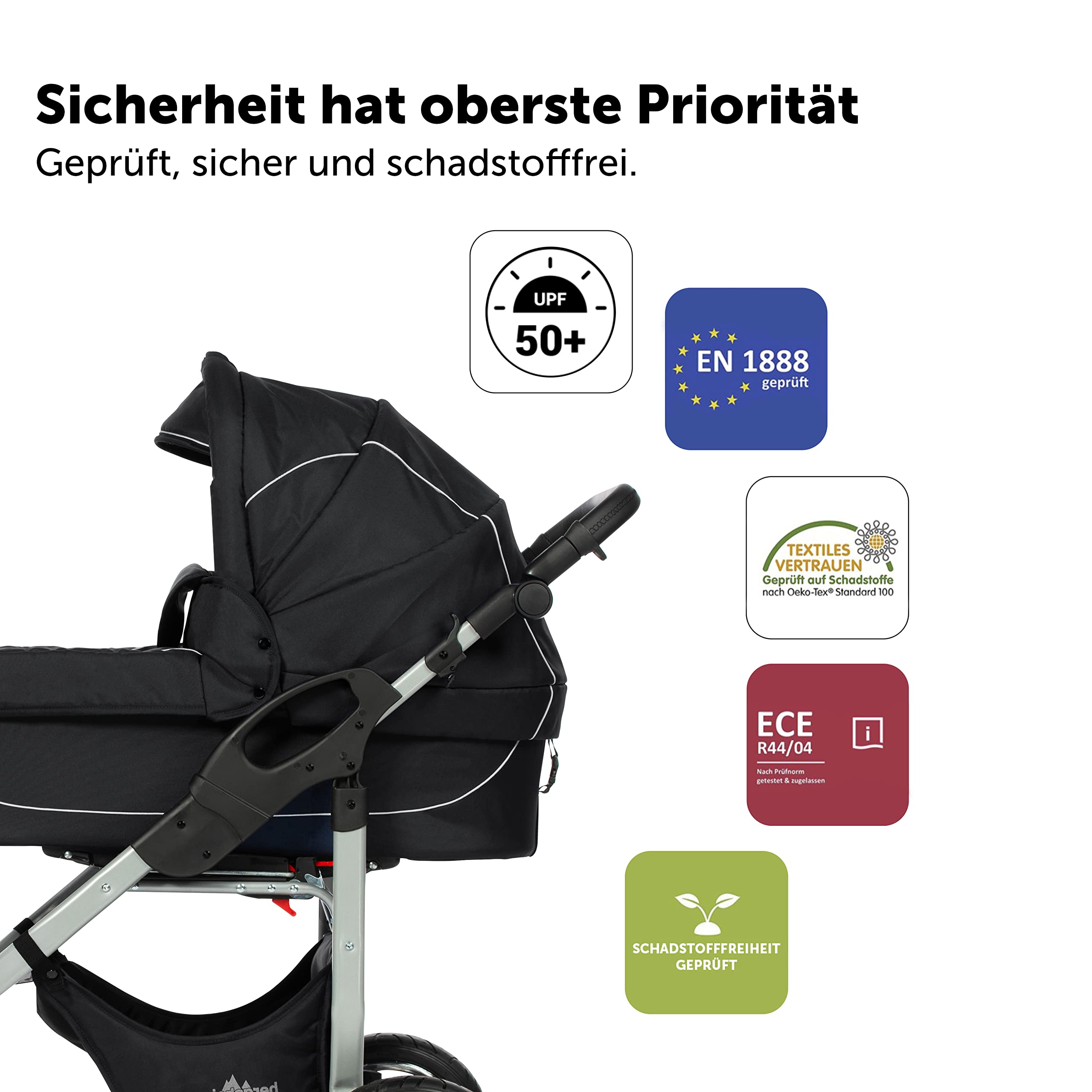 Bergsteiger Kinderwagen Babywagen Capri 3in1