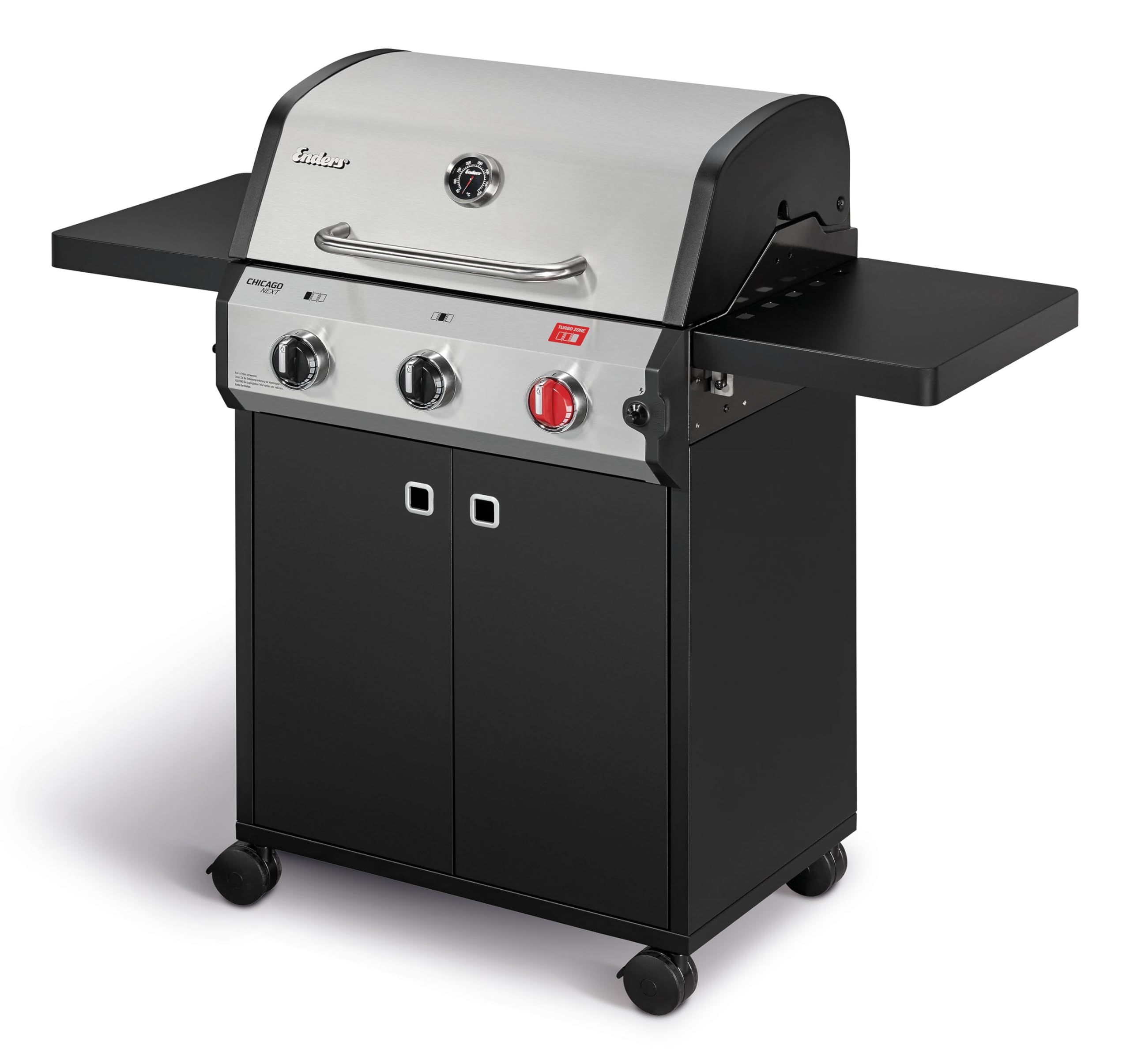 Enders® Gasgrill Chicago Next 3 R Turbo, 3-Edelstahlbrenner