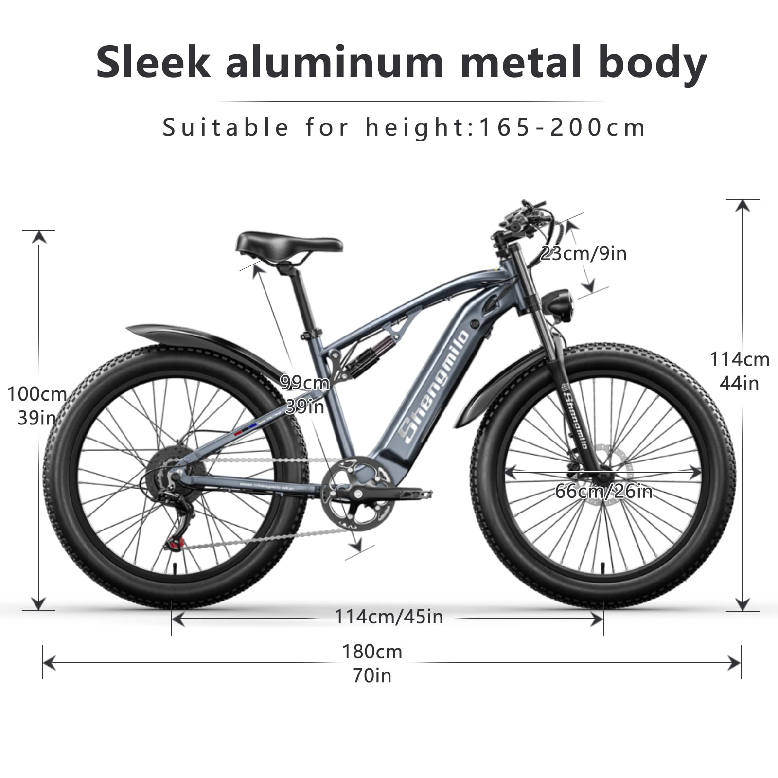 MX05 Elektro-Mountainbike für Erwachsene, Achteckmotor 48V15AH Batterie